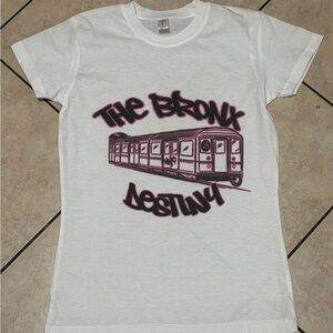 The Bronx NYC Subway Graphic Tee – Hip Hop Streetwear – Size Small